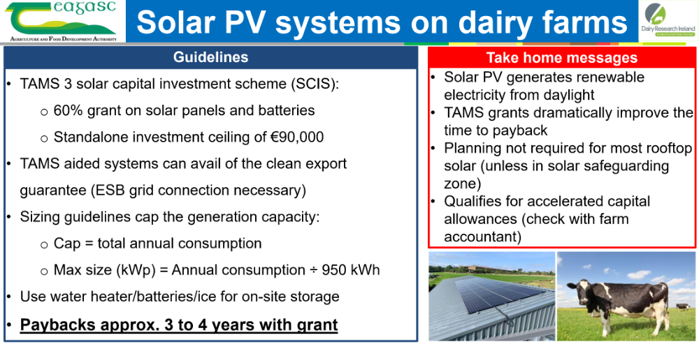 Solar PV Systems on Dairy Farms
